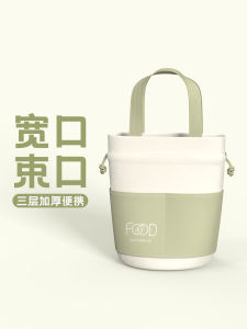 Thermal Aluminum Foil Lunch Box Bag Thickened Handheld Portable Lunch Bucket for Office Workers New 2025 Model with Meal Box