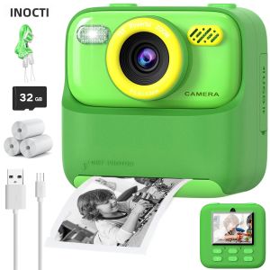 Máy Ảnh Kỹ Thuật Số INOCTI Kids HD Hai Ống Kính In Ảnh Tức Thì Đồ Chơi Selfie Cho Bé Gái Bé Trai Trẻ Mới Biết Đi Quà Giáng Sinh Quà Sinh Nhật Đồ Chơi Giáo Dục Bằng Nhựa