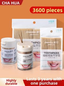 CHAHUA | Portable Bamboo Toothpicks For Home And Business Use