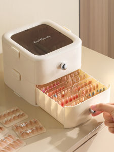 BANGJIAYI | Cream Style Transparent Makeup Organizer Drawer