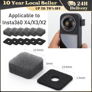 6Pcs Mic Windscreen for Insta360 X4 X5 Noise Reduction Sponge Muffler Windshield for Insta 360 X3 X2 Camera Accessories