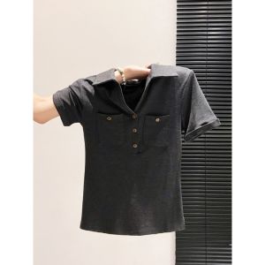 Polo Collar Regular Fit Slimming Short Sleeve Shirt