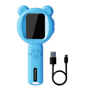 Kids Portable Handheld Magnifying Digital Microscope for Children Educational Science Toys Christmas Birthday Gifts