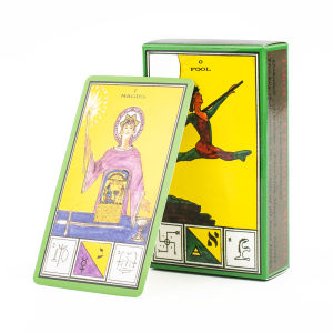ไพ่ทาโรต์แห่งเวทมนตร์พิธีกรรม 80 ใบ สำหรับทำนายดวงชะตา ไพ่ทาโรต์ออราเคิล สำหรับงานปาร์ตี้ ขนาด 10.6*6.3 ซม. เกมกระดานเพื่อความบันเทิง