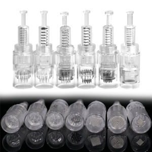 ตลับเข็มเดอร์มาเพ็น 5/10/20 ชิ้น สำหรับไมโครนีดเดิลลิ่ง ปากกาไมโครนีดเดิล  แบบเปลี่ยนได้ 9/12/36/42 พิน สำหรับปากกาอัลติมาไฟฟ้า