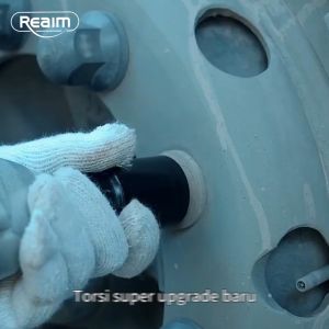 REAIM Impact Wrench Cordless 588VF 800NM Mesin bor kunci listrik Brushless motor Electric Wrench