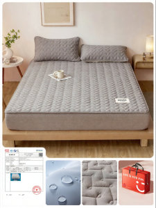 Miniso | 100 Cotton Quilted Mattress Protector For All Seasons