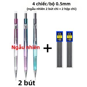 MROOFUL | Bộ Bút Chì Cơ Và Bút Bi Xanh 2 Trong 1 Mới Kèm Tẩy Độ Cứng Chì 0.3-0.9mm Chất Liệu Nhựa Dụng Cụ Viết Học Tập