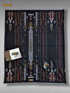 Sarung Sapphire Songket Hitam Kembang Printing: Desain Unik & Aksesoris Pesta Formal
