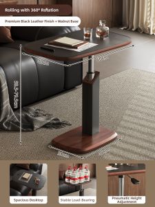 MU FENG ZHI NAN | Adjustable Movable Retro Side Table
