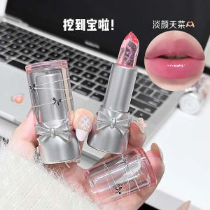 Cappuvini Sweet Cool Butterfly Knot Color Lipstick Moisturizing Hydrating Temperature Changing Lipstick Affordable Chinese Goods