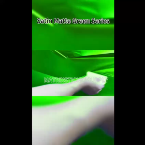 SATIN MATTE MOTOR GREEN STICKER(152CM-Custom) pelekat full body wrapping Sticker motor sticker kelabu vinyl wrap film