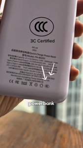 【CCC Certified 3C 】Pineng PN-891PD 10000mAh PN-892PD 22.5W 20000mAh Slim Portable Powerbank with Fast Charge Built-in Cable PN892 PN891