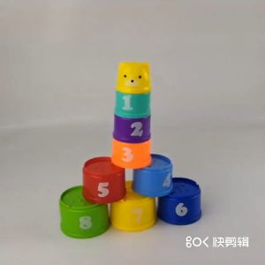 Stacking Cups Susun Balok Mainan Edukatif Anak Tumpuk Balok