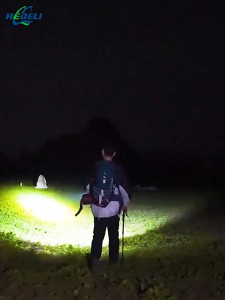 Senter LED XHP90 USB Rechargeable Lanterna Lampu Berkemah Menggunakan 18650 Waterproof - Hitam