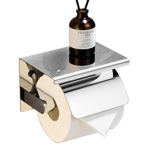 ROLONG | No-Drilling 304 Stainless Steel Wall-Mounted Toilet Paper Holder