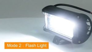 2PCS Lampu SOROT Tembak Sorot CWL 48 Mata LED 3 Susun Super Terang 144W 6000K / 48 Mata Mobil Motor 12 Volt 12V Worklight Untuk Mobil Lampu Tembak Offroad