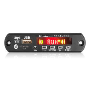 KEBIDU | KEBIDU Bluetooth MP3 Decoder Board 80W Audio Amplifier Handsfree Car MP3 Player DC 12V Wireless Radio Module AUX TF FM U-Disk
