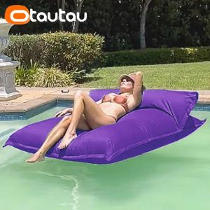 OTAUTAU Outdoor Swim Pool Floating Bean Bag Cover Pillowsac DD203【No Filler Inside! You Need To Buy Filler By Yourself !】
