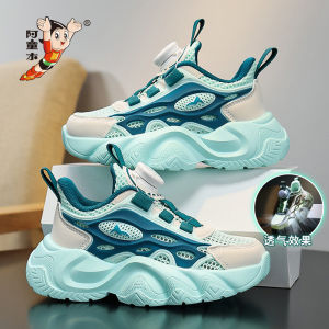 Lightweight Breathable Mesh Sports Shoes for Boys Autumn Spring Summer Casual Shoe Anti-slip Shock-absorption EVA Outsole