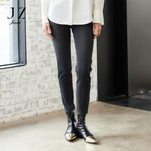 Fashionable Retro JZ Skinny Jeans Womens High Waist Long Cotton Polyester Blend Denim Pants Autumn New Style JWEQ12117