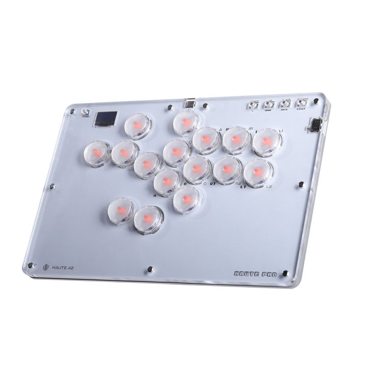 Haute42 Arcade Joystick Hitbox Leverless Controller Fight Stick for PC ...