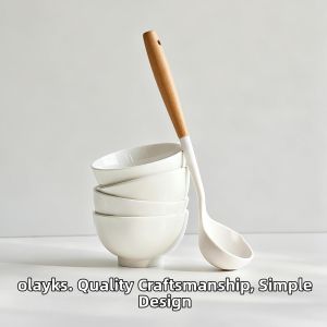 Olayks | Non-stick Heat Resistant Large Soup Spoon