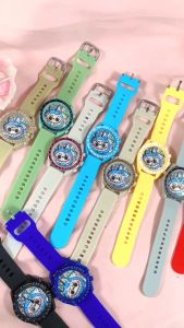 Jam Tangan Anak Anak Kasual Analoq Terbaru Motif Dial Labubu Fashion Import Trendy