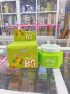 Kem BODY THẢO MỘC XANH 300g Collagen B5 Dưỡng Trắng Da-Chống Nắng-Dưỡng Ẩm-Mịn Da Toàn Thân