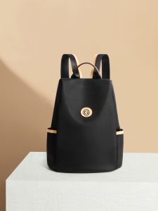 Fashionable Oxford Cloth Backpack Womens Large Capacity Travel Bag Canvas&Ketch Double Shoulder Bag British Style Daily Use