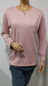 KAOS JUMBO WANITA LENGAN PANJANG ROUND NECK ATASAN WANITA BIG SIZE