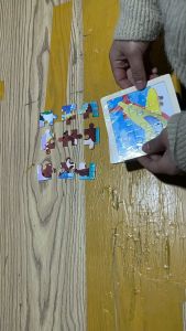 Puzzle 9-Piece Wood Mouse with Improved Design for Kids, Educational Toy for Toddlers