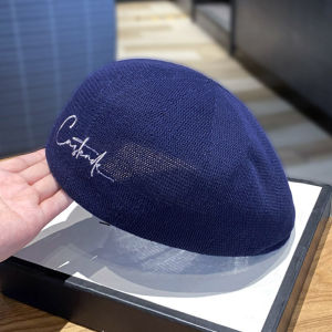 Korean Style Cool Reversible Advance Cap for Women Spring Summer Thin Sun Protection Beret Hat Versatile Face Revealing Small Sunshade Cap