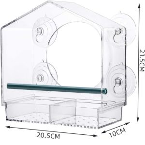 VOA | Bird Feeder with Suction Cup for Outdoor Use