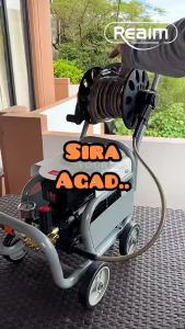 REAIM High Pressure Washer 300Bar High Power Cleaning Tool Car Wash Power Cleaning Water Spray Power Tools Portable Washer