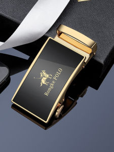 Paul Mens Automatic Buckle Leather Belt High End Calfskin Business Pants Head 35 Width Youth Middle Age Alloy Buckle