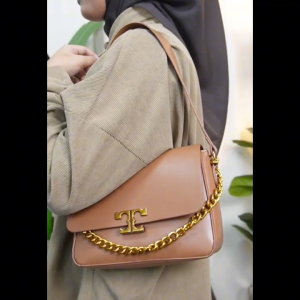 SKM Classic PU Leather Shoulder Chain Bag BG1004 Beg Perempuan