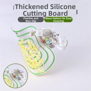 FEIZHUXIANSEN | Silicone Flexible Transparent Cutting Board