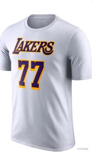 Mens Los Angeles Lakers Luka Dončić Statement Edition Name & Number T-Shirt