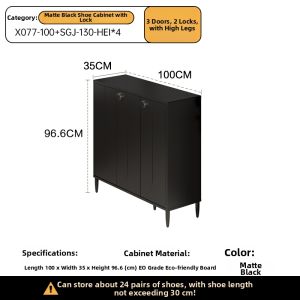 Lockable High-capacity Shoe Cabinet