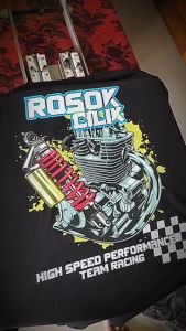 KAOS BAJU RACING ROSOK CILIK HONDA GANK CB GL BAJU DISTRO MOTOR HEREX OTOMOTIF PRIA WANITA