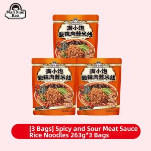 Full Little Satiety Black Duck Mushroom Chicken Soup Spicy Rice Noodles Quick Food Sichuan Hot Pot Style Rice Noodles in Bag