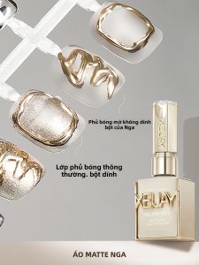 15ml Rubbian Matte Top Coat Dành Cho Móng Tay Gel Sơn Móng Tay Có Độ Bóng Cao Trong Suốt Lâu Dài Hoàn Thiện Acrylates/Carbamate Copolymer Dimethicone