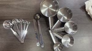 Stainless Steel Multi-Functional Baking Measuring Spoon Measuring Cup Kitchen Gadget Seasoning Spoon Coffee Spoon Food Grade