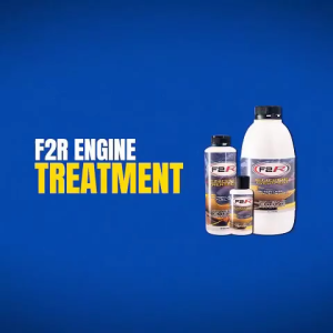 F2R Engine Treatment Oil Gas and Diesel 60ml with Waterproof Motor Cover Black for Small Motorcycle