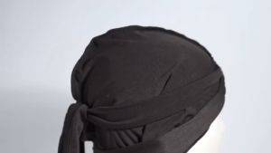 Silky Durag Long Tail Bandana Fashion Pirate Cap Headwrap Hip-Pop Headscarf Soft Cap