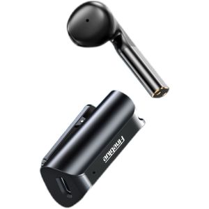 FineBlue F5 Pro True Wireless One Ear Collar style Bluetooth Earphones Half In Ear Magnetic Charging Bin Touch Button Automatic Answering