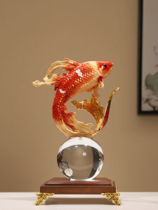 BAOTISEN | Wealth Attracting Fish Ornament Good Fortune Koi Decor