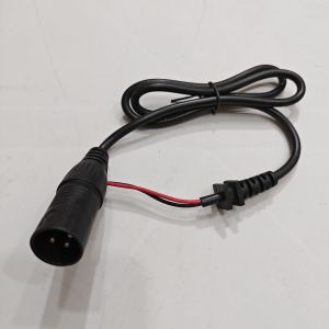 Đầu cắm sạc chân tròn 3 chấu 18mm thay thế cho xe lăn điện
