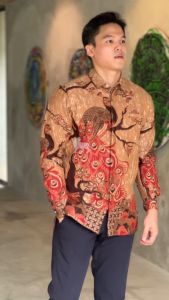 Baratit - Mandalas Kemeja Batik Pria Premium Lengan Panjang